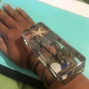 Gorgeous Custom Lucite Bracelet!